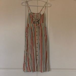 Mid calf striped dress